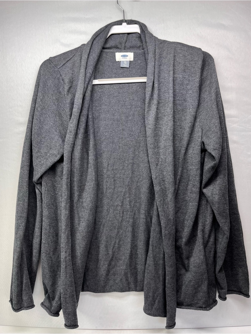 Old Navy Gray Open-Front Cardigan